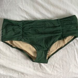 J Crew tulle high rise bikini bottom